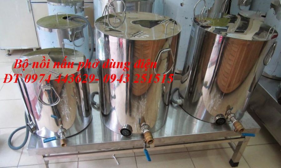 Nồi nấu phở bộ 20-50-100 lít