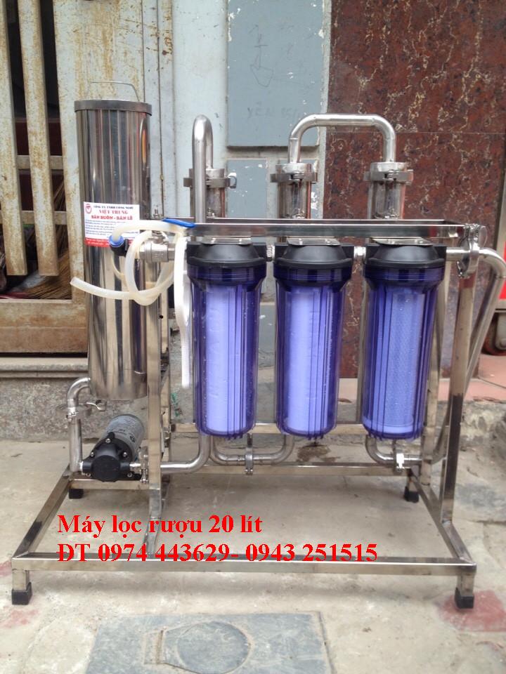 Máy lọc rượu khử anđehit