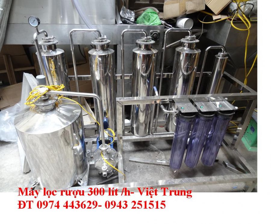 Máy lọc rượu 300 lít/h