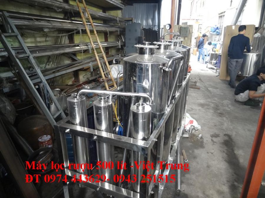 Máy lọc rượu 500 lít/h