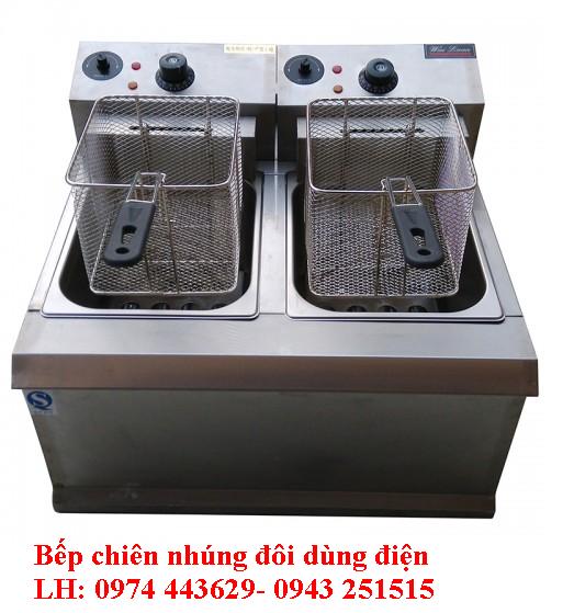 Bếp chiên nhúng điện đôi EF-904