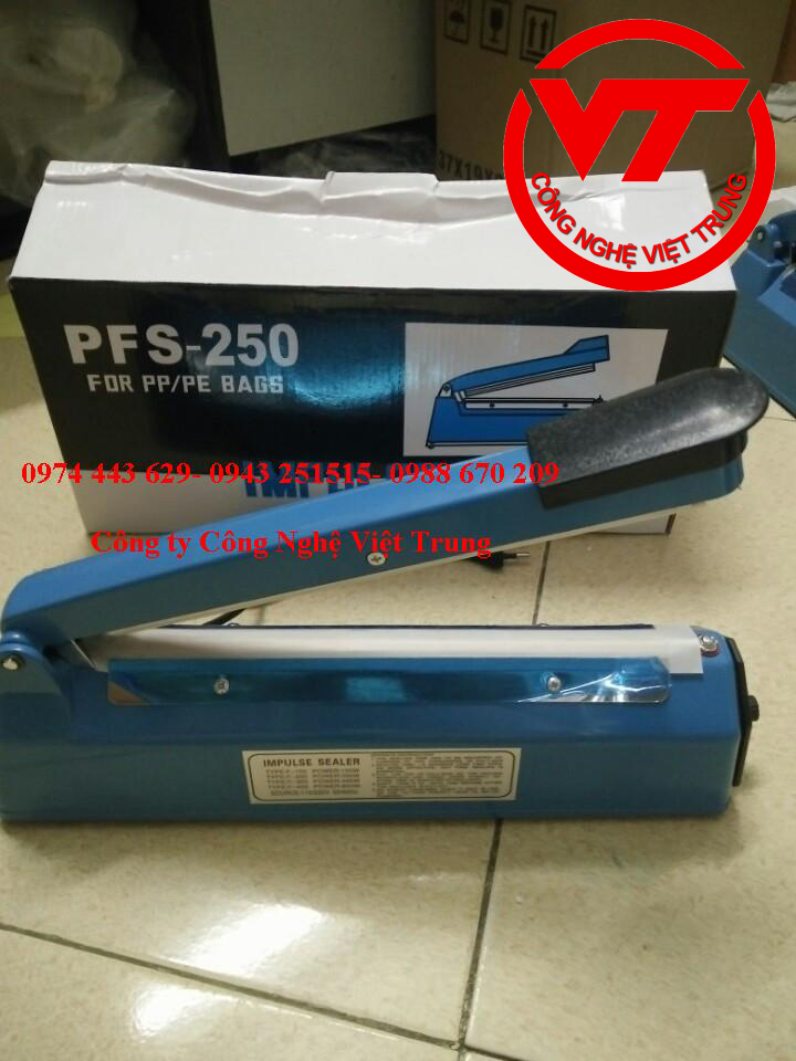 Máy hàn miệng túi dập tay PFS 250 ( VT-HT04)