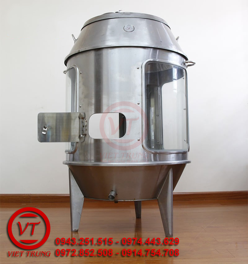 LÒ QUAY VỊT 80π DÙNG THAN CÓ KÍNH (VT-LQ02)