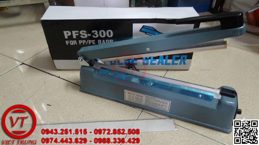 Máy hàn miệng túi dập tay PFS-300 Vỏ Thép (VT-HT09)