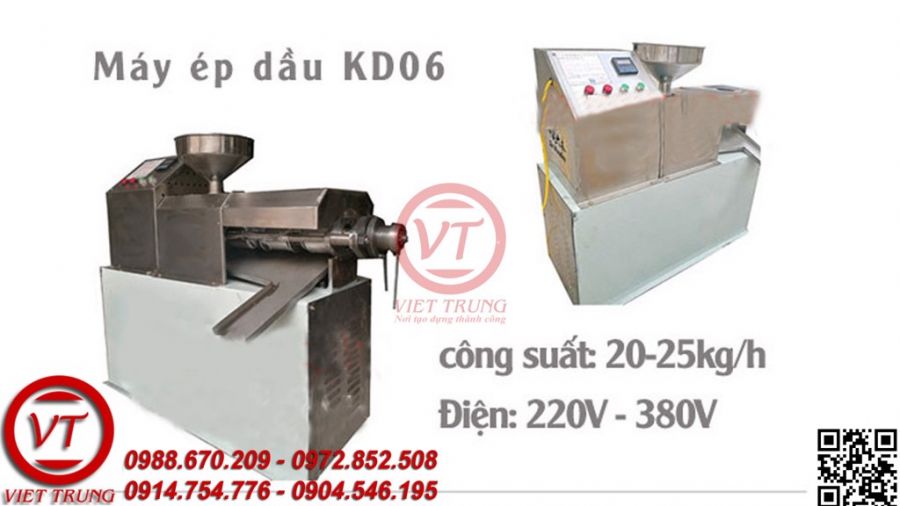 Máy ép dầu thực vật cho hộ kinh doanh (VT-MED54)