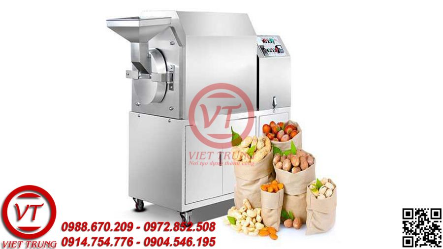 Máy rang hạt HH-100D dùng điện (Inox) 30-50 kg/h (VT-HR31)