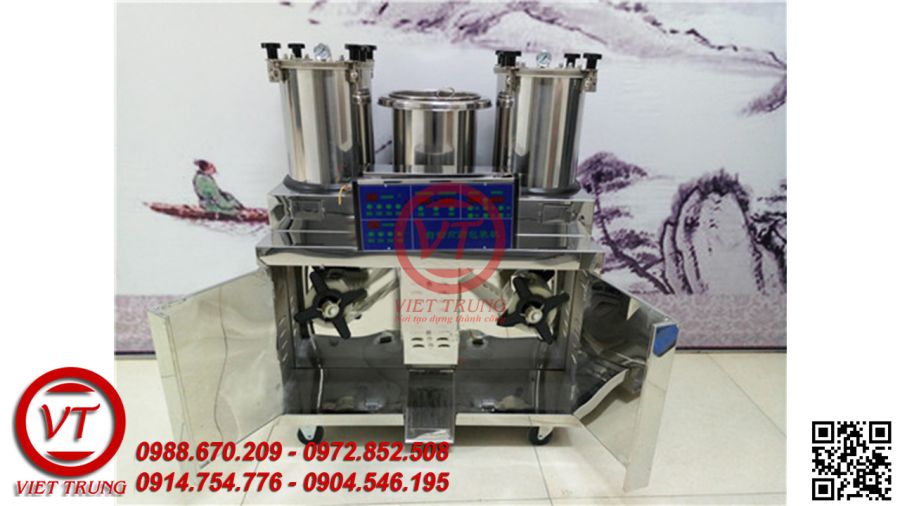 Máy sắc thuốc và đóng gói 2 nồi áp suất (VT-MST05)