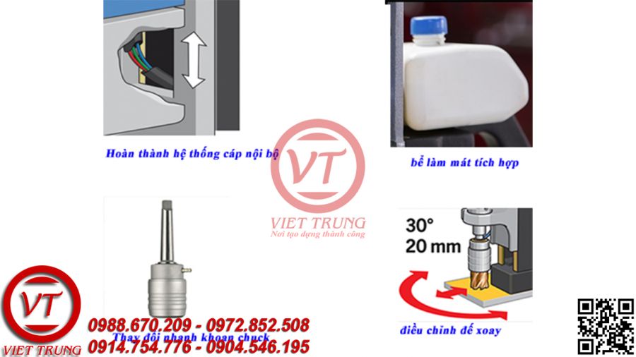 Máy khoan từ công nghiệp nặng MAB 455 SB (VT-MKT13)