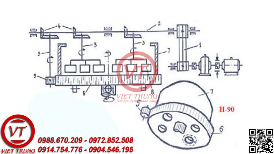 Máy trộn bê tông cưỡng bức (VT-MTBT46)