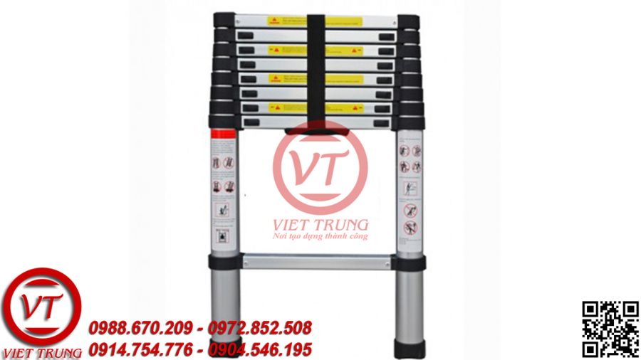 Thang nhôm rút gọn đơn Advindeq ADT208B(VT-TNM83)