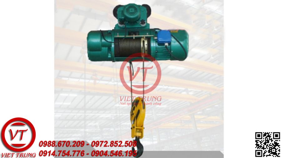 Pa lăng cáp điện CD 2 tấn - 18m (di chuyển) (VT-PL70)