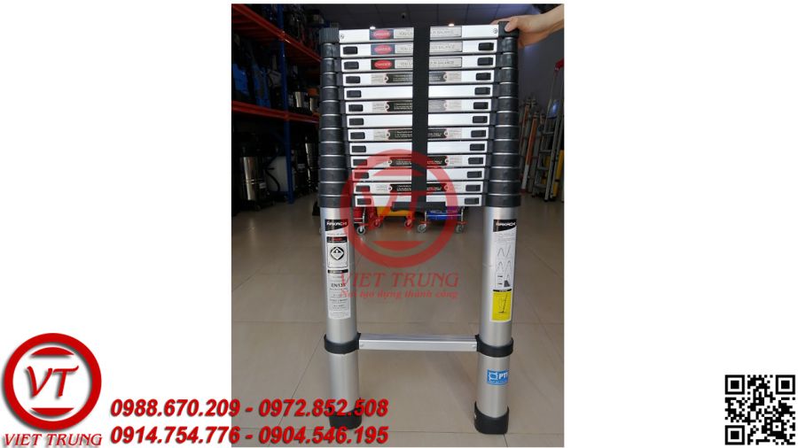 Thang nhôm rút gọn Hakachi HT-500CP(VT-TNM14)