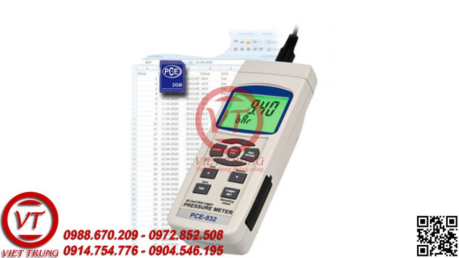 Máy đo áp suất điện tử hiện số PCE-932 (VT-MDAS13)