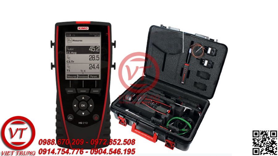 Máy đo nhiệt độ, độ ẩm không khí KIMO HQ 210 (VT-MDKK05)