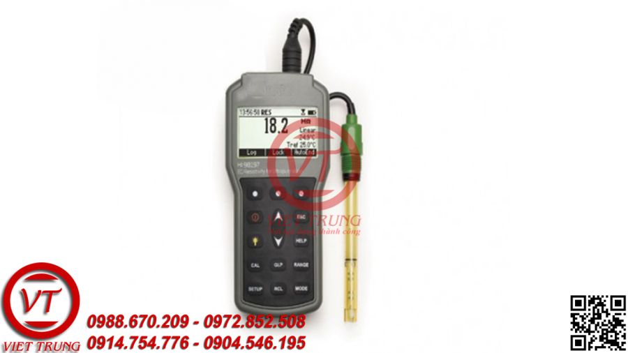 Máy đo độ pH EC/TDS/Trở Kháng/Độ Mặn HI98192 (VT-MDDD07)