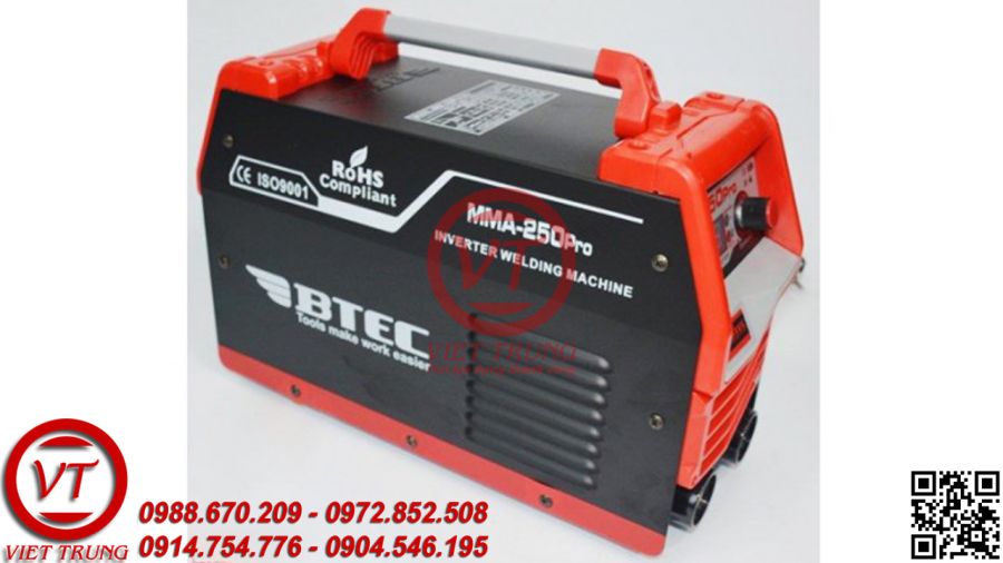 Máy hàn Inverter Btec MMA-250 Pro(VT-MH410)