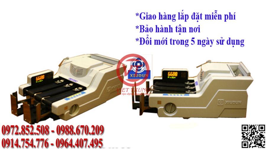 Máy đếm tiền Xiudun 6688W (VT-DTXD15)