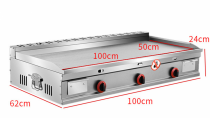 Bếp rán phẳng (chiên phẳng) 100x50 (VT-BEP59)