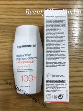 Mesoestetic Melan 130 Pigment Control SPF50+ Kem chống nắng chuyên nghiệp dành cho da điều trị nám