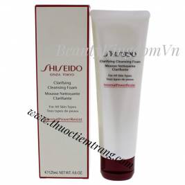 Shiseido Ginza Tokyo Sữa rửa mặt dành cho mọi loại da Clarifying Cleansing Foam 125ml