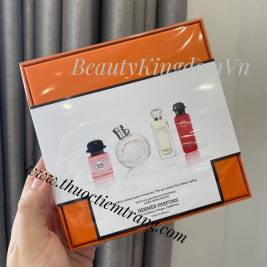 Hermes Deluxe Miniature Fragrances Set nước hoa set mini 7.5ml x 4 chai