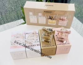 Burberry Gift Set Mini nước hoa Nữ set mini 5ml x 4 chai