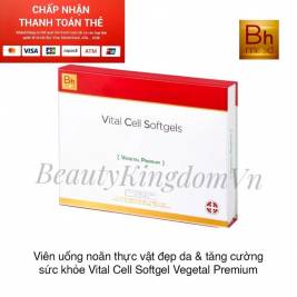 bhMed Vital Cell Softgels Vegetal Premium  viên uống noãn thực vật 2022