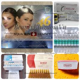 Bộ combo thuốc truyền trắng Cindella Aqua Complex 10 lần truyền