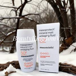 Kem chống nắng Mesoprotech® mineral matt antiaging fluid SPF50+