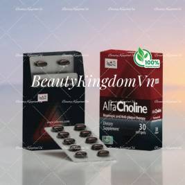 Viên uống AlfaCholine 237,5mg tăng cường trí não, chống mảng bám động mạch, ngăn ngừa đột quị