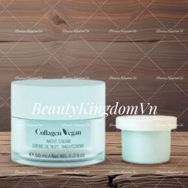 Être Belle Collagen Vegan Night Cream - Kem dưỡng da ban đêm phục hồi hỗ trợ quá trình tái tạo