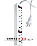 Ổ CẮM ĐIỆN QUANG 6 LỖ 3 CHẤU 5M