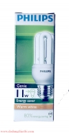 THÙNG 12 BÓNG COMPACT PHILIPS 3U 11W GENIE VÀNG