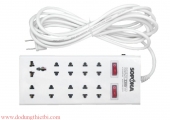 Ổ CẮM 10 CỬA CHỊU NHIỆT SOPOKA DÂY 4 MÉT