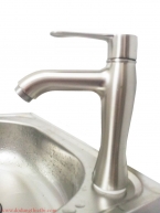 VÒI LAVABO INOX MỜ THÂN CAO