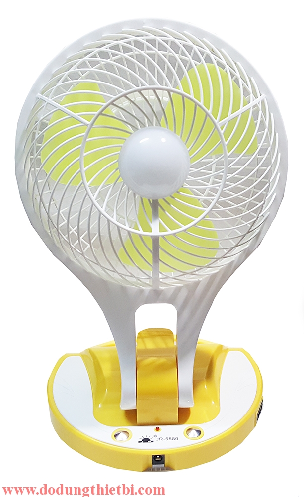 QUẠT SẠC KIÊM ĐÈN SẠC ĐA CHỨC NĂNG JR-5580