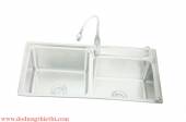 CHẬU CHÉN ĐÔI INOX SUS 304 ROSSA RSH-9047