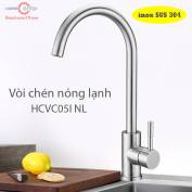 Vòi rửa chén nóng lạnh inox SUS 304 - HCVC05INL