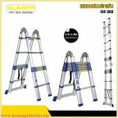 Thang rút nhôm chữ A 1m9 Sumika SKB 380D