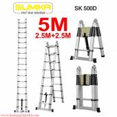 Thang rút nhôm chữ A 2m5 Sumika SK 500D