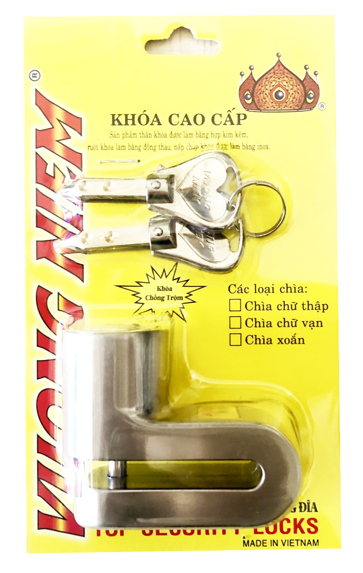 Khóa Đĩa Cao Cấp Vương Niệm - Hàng Chính Hãng