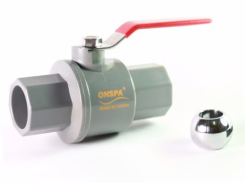 Van bi nhựa tay gạt inox 90mm (3")