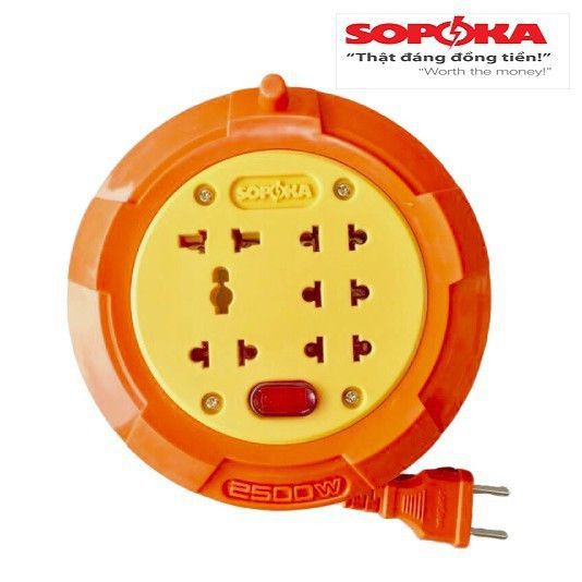 SPK-R95 - Ổ cắm quay 2500W Sopoka dây 9m5