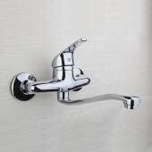 Vòi rửa chén âm tường nóng lạnh càng dài Rossa RS-616B