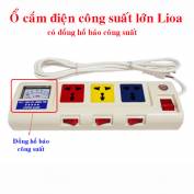 Ổ cắm điện công suất cao Lioa có đồng hồ báo Ampe 3OFSSA2.5-2