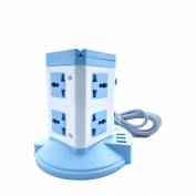 Mua 1 tặng 1 - Ổ cắm điện đa năng 2 tầng có cổng USB