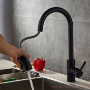 Vòi chén inox nóng lạnh rút dây cao cấp