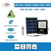 Led Pha Năng Lượng Mặt Trời Vuông 60/100/200W - SFL