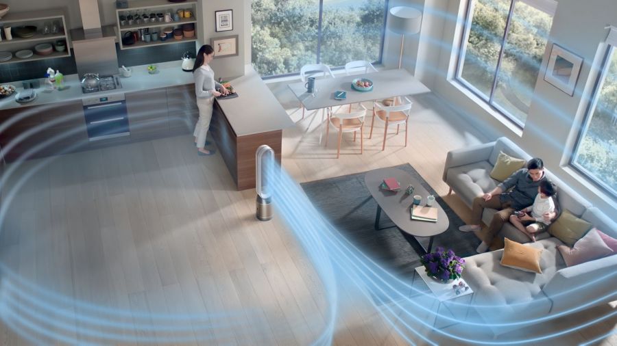 Máy lọc không khí Dyson kết hợp quạt không cánh TP09