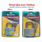 Ổ khóa bấm inox thương hiệu Vietthai loại móc treo